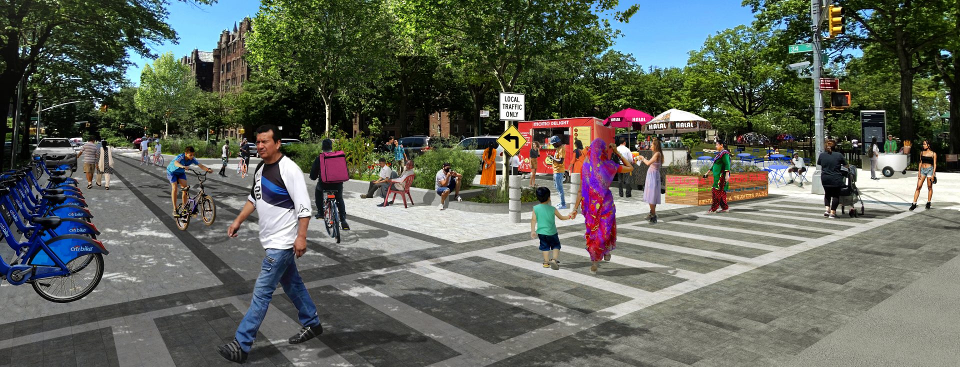 Street Plans + Happy City Build One-Day Public Space Intervention in West Palm Beach, FL