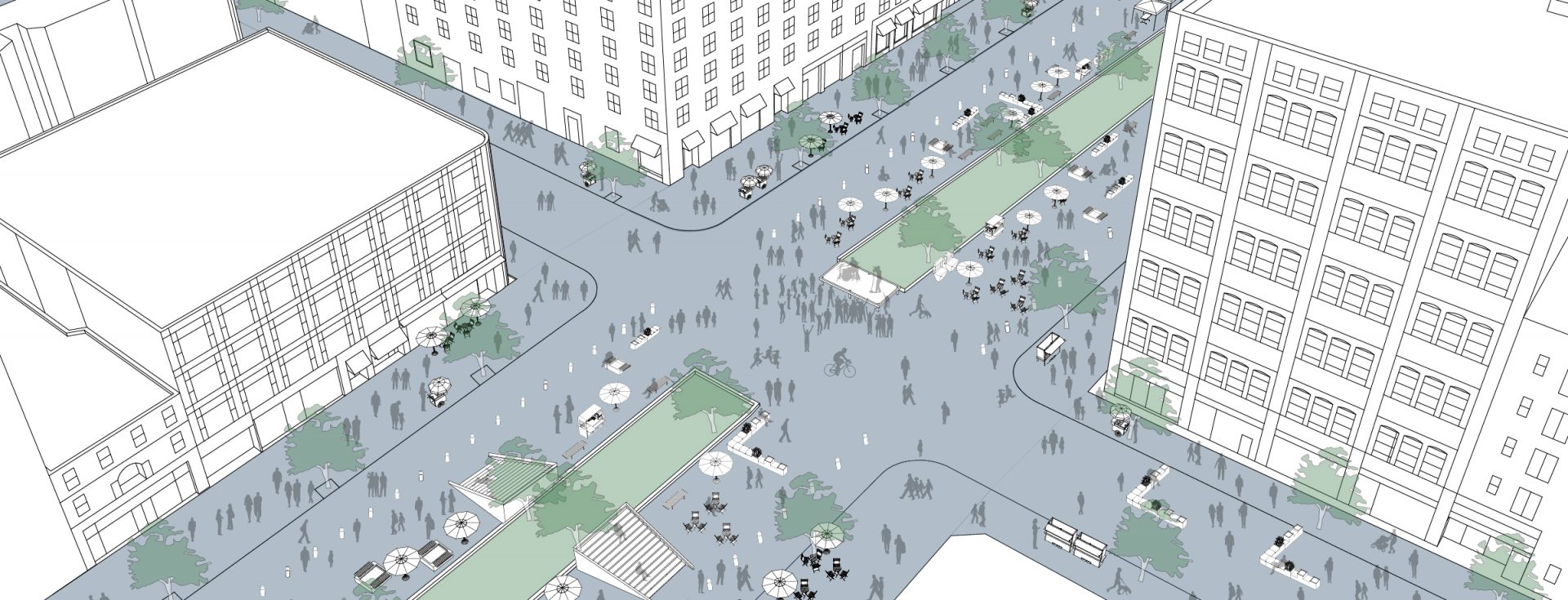 Street Plans to Temporarily Transform Market Street in Poughkeepsie, NY